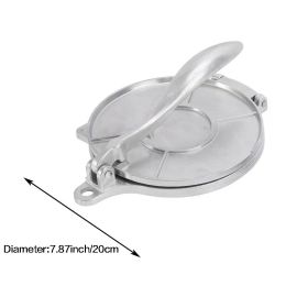 1pc Manual Pastry Press  Mexican Pasta Press  Kitchen Utensils For Home  Restaurant  7 87   7 87  6 3   6 3    Silvery 7 87inch