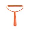 1pc Remover Fluff Lint Brush Clothes Fabric Hair Pet Shaver Dust Magic Cleaner   Orange