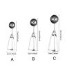 1pc Stainless Steel Ice Cream Ball Scoop Fruit Scoop   A 4cm