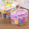 46pcs Portable Household Needle And Thread Sewing Tools Thread Kit Organizer Color Random   46pcs