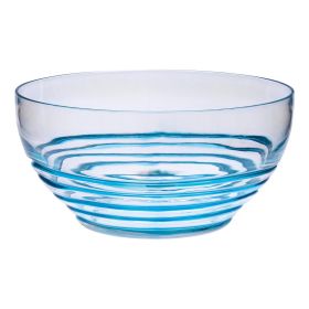 Swirl Acrylic Serving Bowls  Unbreakable Large Plastic Bowls  Soup Bowls  Salad Bowls  Cereal Bowl for Snacks  BPA Free   as Pic