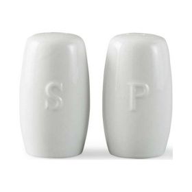 Better Homes   Gardens Porcelain Embossed Salt   Pepper Shaker Set   Better Homes   Gardens