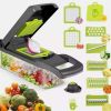 Multifunction Vegetable Fruit Slicer Chopper Food Container   One Size