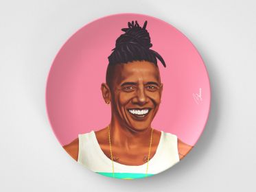 Barack // 10" Round Plate // Political Gift Idea