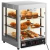 VEVOR 3 Tier Commercial Food Warmer Countertop Pizza Cabinet with Water Tray   Default