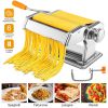 Pasta Maker Roller Machine Fettuccine Noodle Maker   Silver