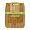 Oceanstar 3 Piece Bamboo Cutting Board Set CB1156   CB1156