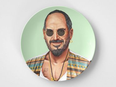 Steve // 10" Round Plate // Tech Gift Idea