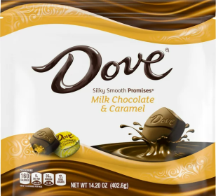 Dove Promises Milk Chocolate Caramel Candy   14 2 oz Bag   Dove