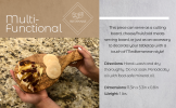 Original Olive Wood Cutting Board with Handle   Default Title