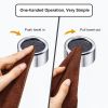 1 3 8pcs Kitchen Towel Holder  Self Adhesive Wall Dish Towel Hook  Round Wall Mount Towel Holder For Bathroom  Kitchen And Home  Wall  Cabinet  Garage