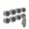 1 3 8pcs Kitchen Towel Holder  Self Adhesive Wall Dish Towel Hook  Round Wall Mount Towel Holder For Bathroom  Kitchen And Home  Wall  Cabinet  Garage