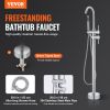 VEVOR Freestanding Bathtub Faucet Floor Mount Two Water Modes 360   for Bathing   Default