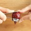 1pc Stainless Steel Date Pit Remover  Pit Separator  Core Puller  Cherry Pit Remover   Silvery