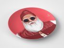 Santa Claus    10  Round Plate    Christmas Gift Idea   Single Plate