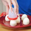 3pcs 6pcs Non stick Silicone Egg Cup  Cooking Cooker Kitchen Baking Gadget Pan Separator Steamed Egg Cup  Egg Poachers Cooker Accessories   6pcs