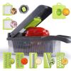 Multifunction Vegetable Fruit Slicer Chopper Food Container   One Size