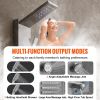 VEVOR Shower Panel System  6 Shower Modes  LED   Screen Hydroelectricity Shower Panel Tower  Rainfall  Waterfall  5 Massage Jets  Tub Spout  Handheld