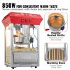 VEVOR Popcorn Popper Machine 8 Oz Countertop Popcorn Maker 850W 48 Cups Red   Default