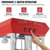 VEVOR Popcorn Popper Machine 8 Oz Countertop Popcorn Maker 850W 48 Cups Red   Default