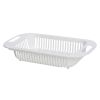 1pc Retractable Fruits And Vegetables Drain Basket  Extendable Over The Sink  Adjustable Strainer  Sink Washing Basket For Kitchen   White