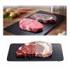 Defrosting Tray for Frozen Meat Rapid and Safer Way of Thawing Food Large Size Defroster Plate Thaw by Miracle Natural Heating A Pack    S