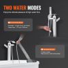 VEVOR Freestanding Bathtub Faucet  Floor Mount  Freestanding Tub Filler  Shower Mixer Taps  Two Water Modes  360   Swivel Spout  for Bathing   Showeri