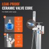 VEVOR Freestanding Bathtub Faucet  Floor Mount  Freestanding Tub Filler  Shower Mixer Taps  Two Water Modes  360   Swivel Spout  for Bathing   Showeri