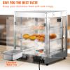 VEVOR 3 Tier Commercial Food Warmer Countertop Pizza Cabinet with Water Tray   Default