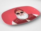 Santa Claus    10 x14  Serving Platter    Christmas Gift Idea   Single Platter