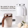 Automatic Stirring Magnetic Mug  Rechargeable Model Stirring Coffee Cup  Electric Stirring Cup  Lazy Milkshake Rotating Cup For Home Kitchen   White