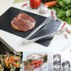 Defrosting Tray for Frozen Meat Rapid and Safer Way of Thawing Food Large Size Defroster Plate Thaw by Miracle Natural Heating A Pack    S